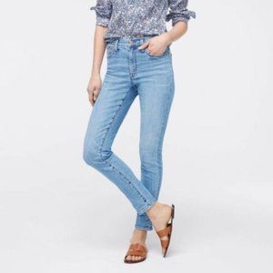 JCrew 9" High-Rise Toothpick Jeans
